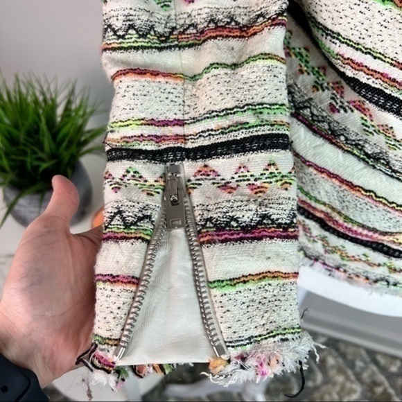 Iro Womens Elomi Zip-Front multicolor Jacket size small - Picture 8 of 16